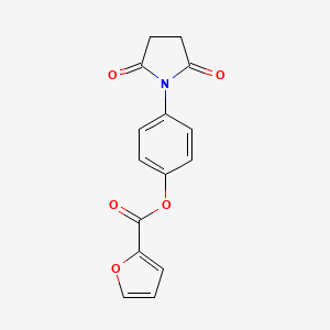 4-(2,5-dioxo-1-pyrrolidinyl)phenyl 2-furoate