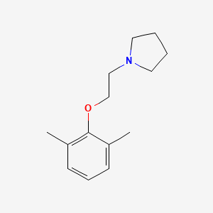 1-[2-(2,6-dimethylphenoxy)ethyl]pyrrolidine