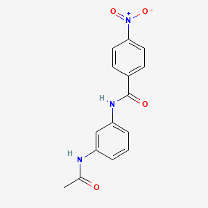 N-[3-(acetylamino)phenyl]-4-nitrobenzamide