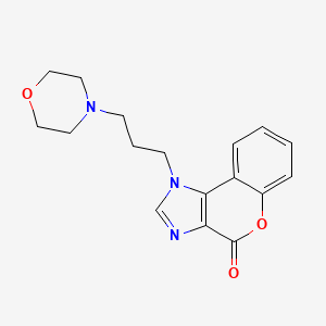 1-[3-(4-morpholinyl)propyl]chromeno[3,4-d]imidazol-4(1H)-one