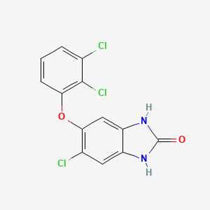 molecular formula C13H7Cl3N2O2 B584707 酮三氯苯达唑 CAS No. 1201920-88-8