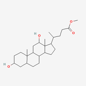 molecular formula C25H42O4 B5847086 3,12-二羟基胆烷-24-酸甲酯 