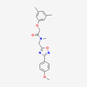 2-(3,5-dimethylphenoxy)-N-{[3-(4-methoxyphenyl)-1,2,4-oxadiazol-5-yl]methyl}-N-methylacetamide