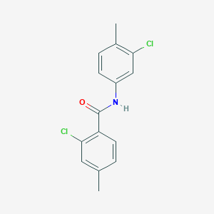 2-chloro-N-(3-chloro-4-methylphenyl)-4-methylbenzamide