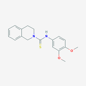 N-(3,4-dimethoxyphenyl)-3,4-dihydro-2(1H)-isoquinolinecarbothioamide