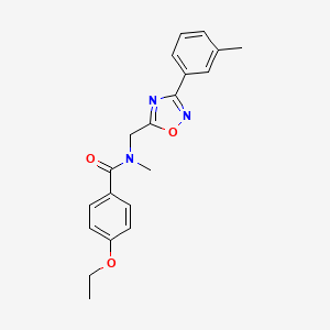 4-ethoxy-N-methyl-N-{[3-(3-methylphenyl)-1,2,4-oxadiazol-5-yl]methyl}benzamide