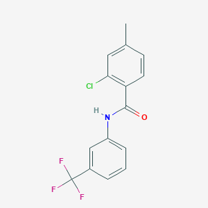 2-chloro-4-methyl-N-[3-(trifluoromethyl)phenyl]benzamide