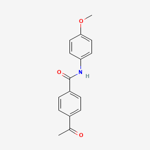 4-acetyl-N-(4-methoxyphenyl)benzamide
