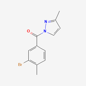 1-(3-bromo-4-methylbenzoyl)-3-methyl-1H-pyrazole