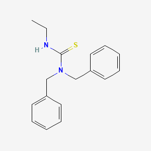 molecular formula C17H20N2S B5847316 N,N-dibenzyl-N'-ethylthiourea CAS No. 64575-17-3