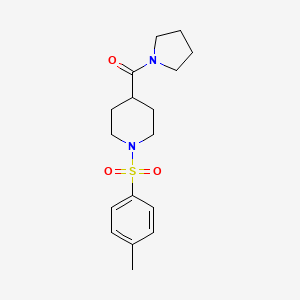 1-[(4-methylphenyl)sulfonyl]-4-(1-pyrrolidinylcarbonyl)piperidine