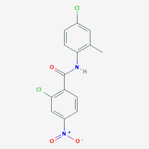 2-chloro-N-(4-chloro-2-methylphenyl)-4-nitrobenzamide