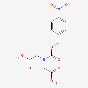 molecular formula C12H12N2O8 B5847416 2,2'-({[(4-nitrobenzyl)oxy]carbonyl}imino)diacetic acid 