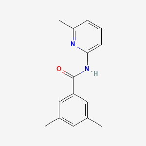 3,5-dimethyl-N-(6-methyl-2-pyridinyl)benzamide