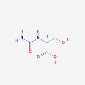 B058475 3-Hydroxy-2-ureido-butyric acid CAS No. 122331-32-2