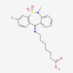 molecular formula C21H23ClN2O4S B584759 天普丁杂质 D CAS No. 131206-48-9