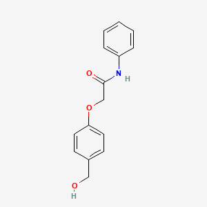 molecular formula C15H15NO3 B5847591 2-[4-(hydroxymethyl)phenoxy]-N-phenylacetamide CAS No. 693270-23-4