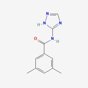 molecular formula C11H12N4O B5847632 3,5-dimethyl-N-4H-1,2,4-triazol-3-ylbenzamide 