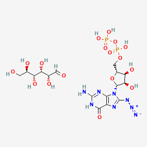 B584764 8-Azidoguanosine diphosphate-glucose CAS No. 150518-47-1