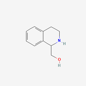 molecular formula C10H13NO B584765 (1,2,3,4-四氢异喹啉-1-基)甲醇 CAS No. 153758-56-6