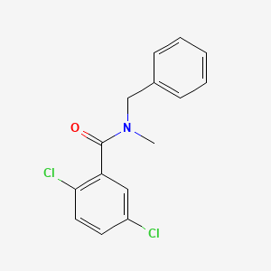 molecular formula C15H13Cl2NO B5847659 N-benzyl-2,5-dichloro-N-methylbenzamide 