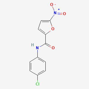 molecular formula C11H7ClN2O4 B5847662 N-(4-chlorophenyl)-5-nitro-2-furamide 