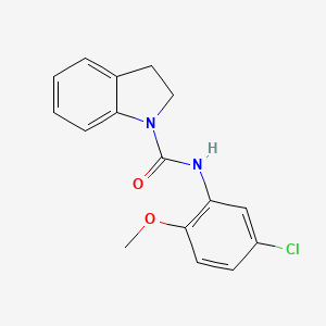 N-(5-chloro-2-methoxyphenyl)-1-indolinecarboxamide