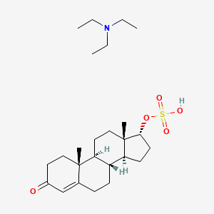 molecular formula C25H43NO5S B584775 Epitestosterone Sulfate Triethylamine Salt CAS No. 182296-42-0