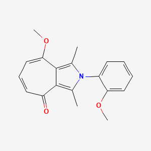 8-methoxy-2-(2-methoxyphenyl)-1,3-dimethylcyclohepta[c]pyrrol-4(2H)-one