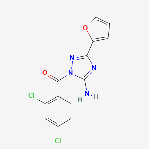 1-(2,4-dichlorobenzoyl)-3-(2-furyl)-1H-1,2,4-triazol-5-amine