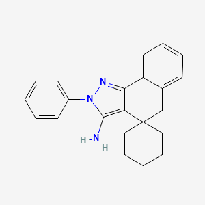 2-phenyl-2,5-dihydrospiro[benzo[g]indazole-4,1'-cyclohexan]-3-amine