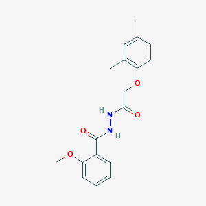 N'-[(2,4-dimethylphenoxy)acetyl]-2-methoxybenzohydrazide