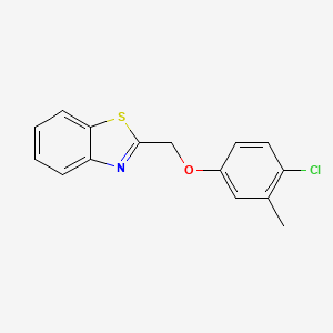 2-[(4-chloro-3-methylphenoxy)methyl]-1,3-benzothiazole