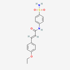 N-[4-(aminosulfonyl)phenyl]-3-(4-ethoxyphenyl)acrylamide