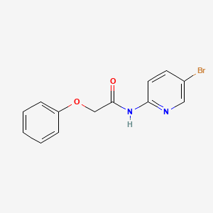 molecular formula C13H11BrN2O2 B5847926 N-(5-bromo-2-pyridinyl)-2-phenoxyacetamide 