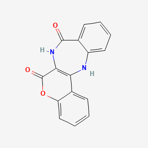 7,13-dihydrochromeno[4,3-b][1,4]benzodiazepine-6,8-dione