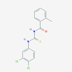 N-{[(3,4-dichlorophenyl)amino]carbonothioyl}-2-methylbenzamide
