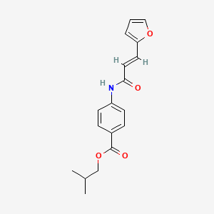 isobutyl 4-{[3-(2-furyl)acryloyl]amino}benzoate