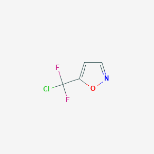 B058481 5-[Chloro(difluoro)methyl]-1,2-oxazole CAS No. 116611-76-8