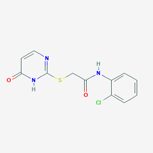 N-(2-chlorophenyl)-2-[(4-hydroxy-2-pyrimidinyl)thio]acetamide