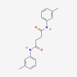 molecular formula C18H20N2O2 B5848213 N,N'-bis(3-methylphenyl)succinamide 