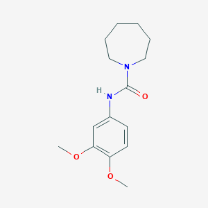 N-(3,4-dimethoxyphenyl)-1-azepanecarboxamide