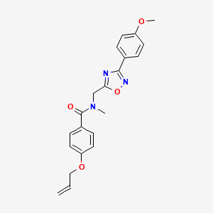 4-(allyloxy)-N-{[3-(4-methoxyphenyl)-1,2,4-oxadiazol-5-yl]methyl}-N-methylbenzamide