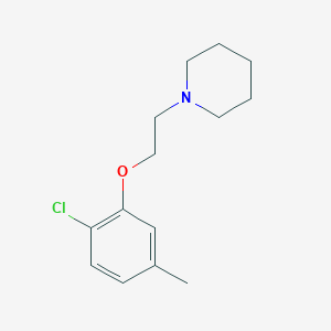 1-[2-(2-chloro-5-methylphenoxy)ethyl]piperidine