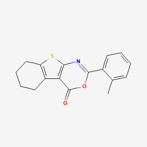 2-(2-methylphenyl)-5,6,7,8-tetrahydro-4H-[1]benzothieno[2,3-d][1,3]oxazin-4-one