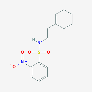 N-[2-(1-cyclohexen-1-yl)ethyl]-2-nitrobenzenesulfonamide