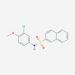 N-(3-chloro-4-methoxyphenyl)-2-naphthalenesulfonamide