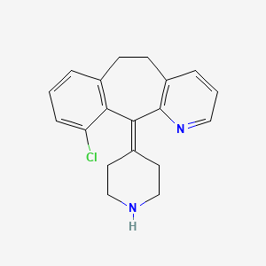 molecular formula C19H19ClN2 B584851 8-Dechloro-10-chloro Desloratadine CAS No. 1346600-61-0