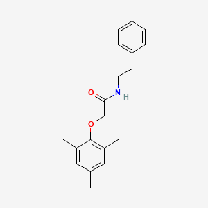 molecular formula C19H23NO2 B5848514 2-(mesityloxy)-N-(2-phenylethyl)acetamide 