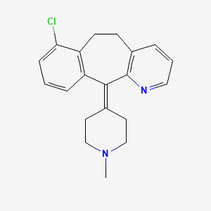 molecular formula C20H21ClN2 B584853 8-Dechloro-7-chloro-N-methyl Desloratadine CAS No. 1346600-30-3